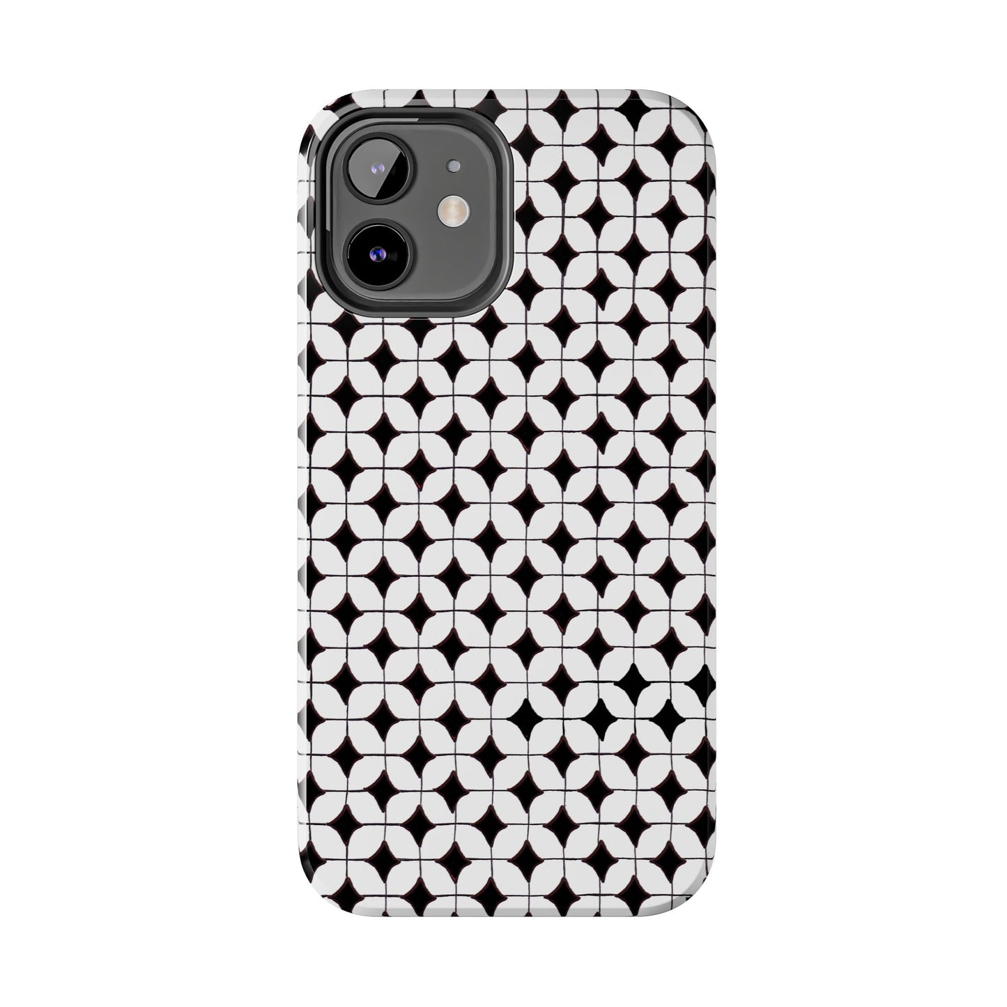 Tile-ish Black Phone Case