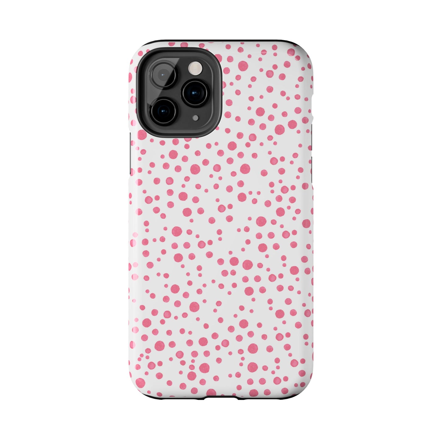 Balloon Dots White / Pink Phone Case