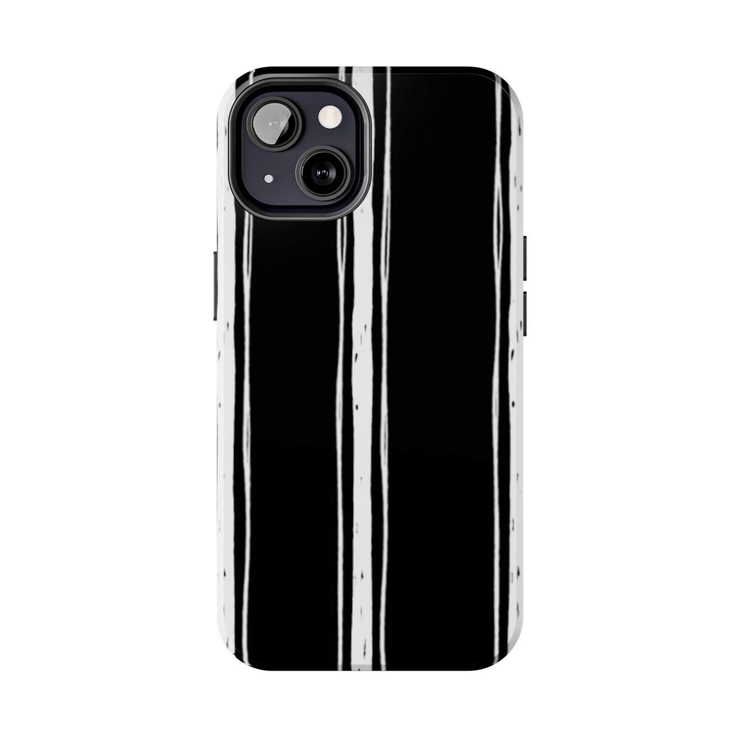 Black / White Stripe Phone Case