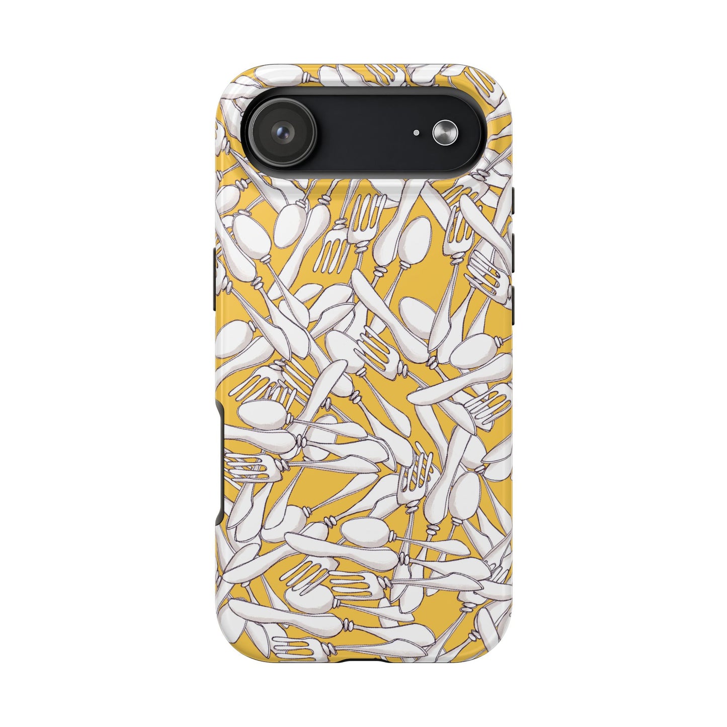 Silverware Wars Yellow Phone Case