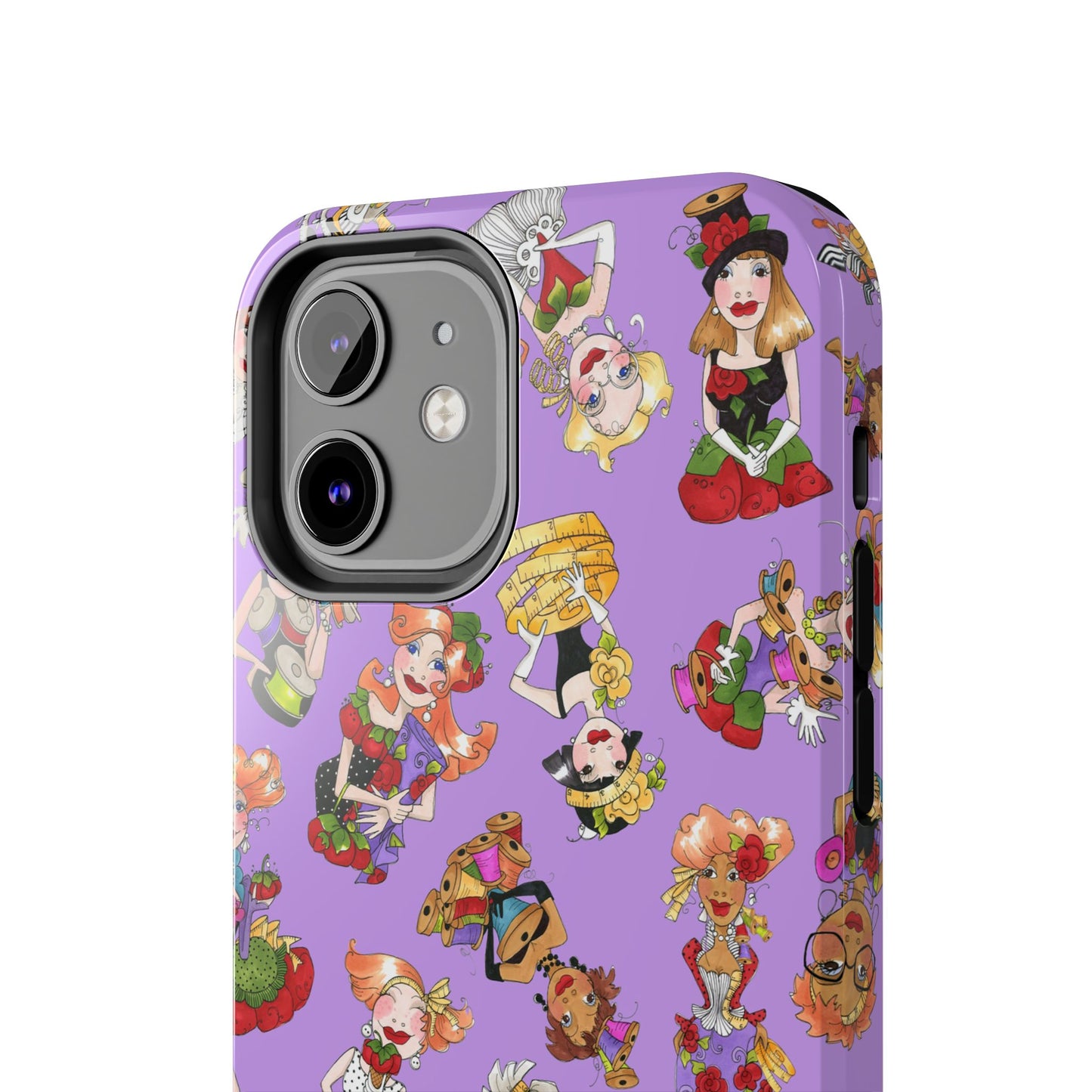 Curious Toss Purple Phone Case