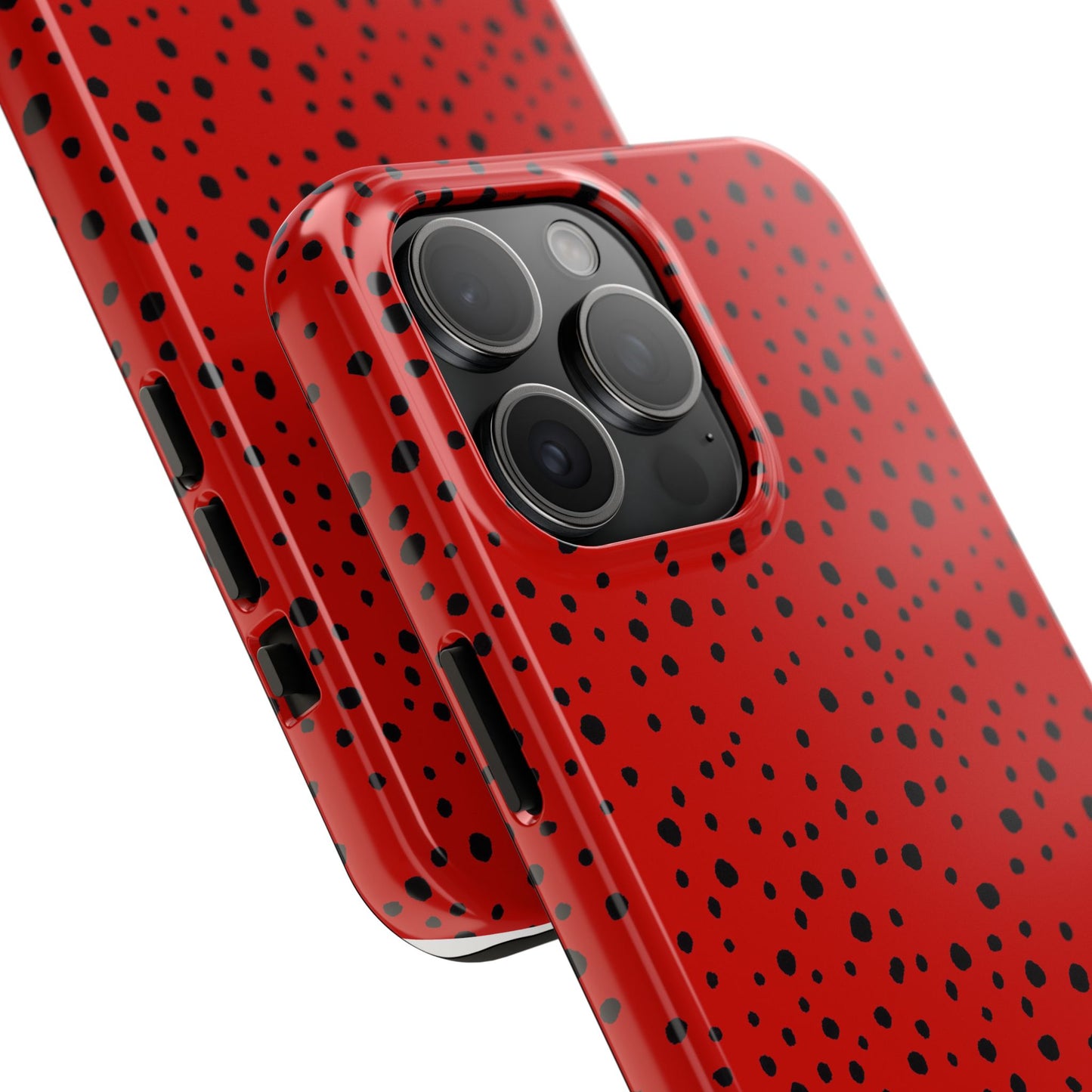 Pepper Dots Red / Black Phone Case