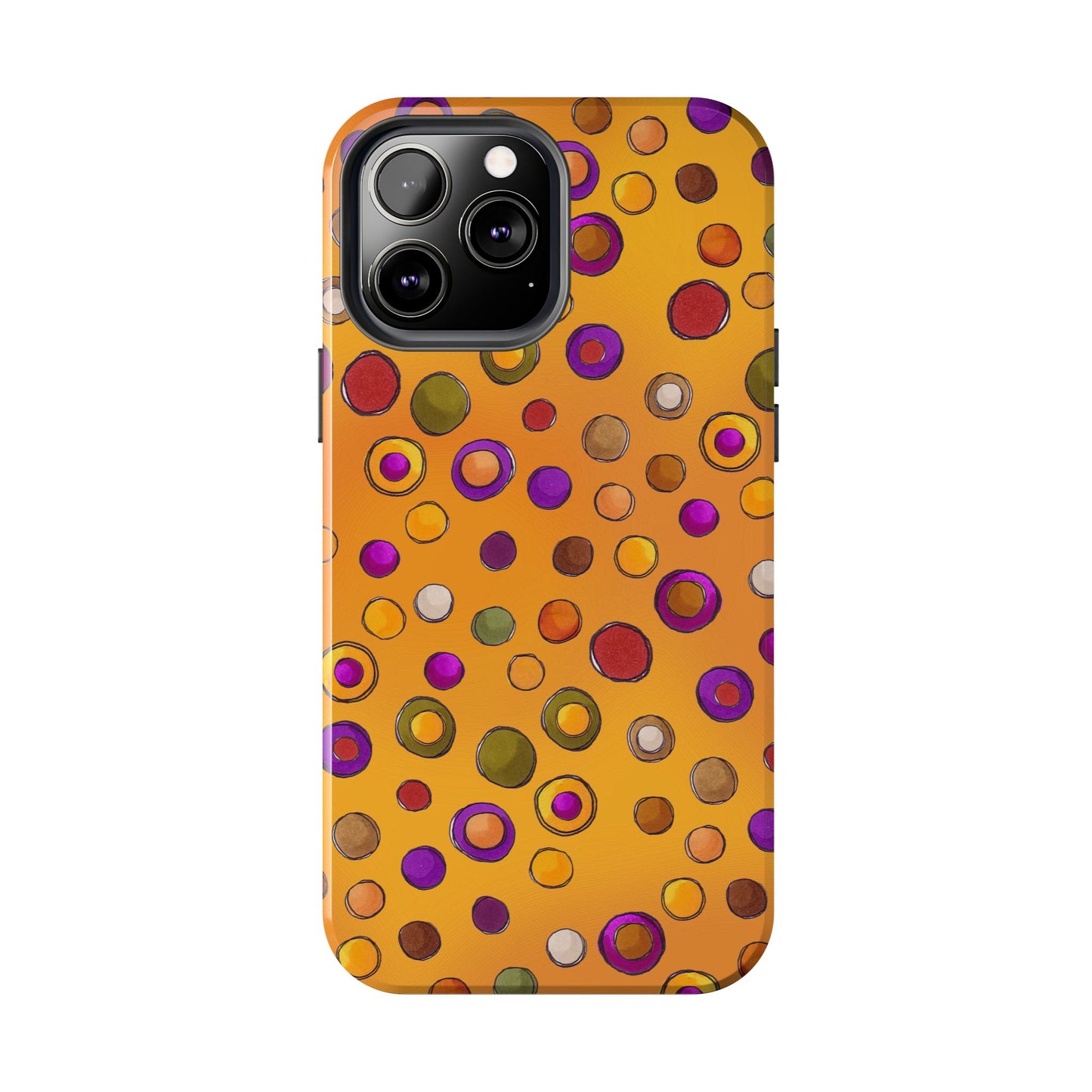 Double Dot Yellow Phone Case
