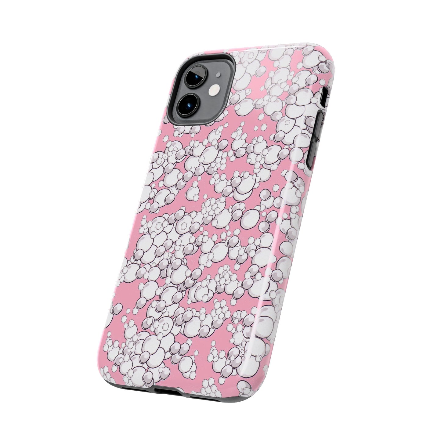 Bubble Dots Pink Phone Case