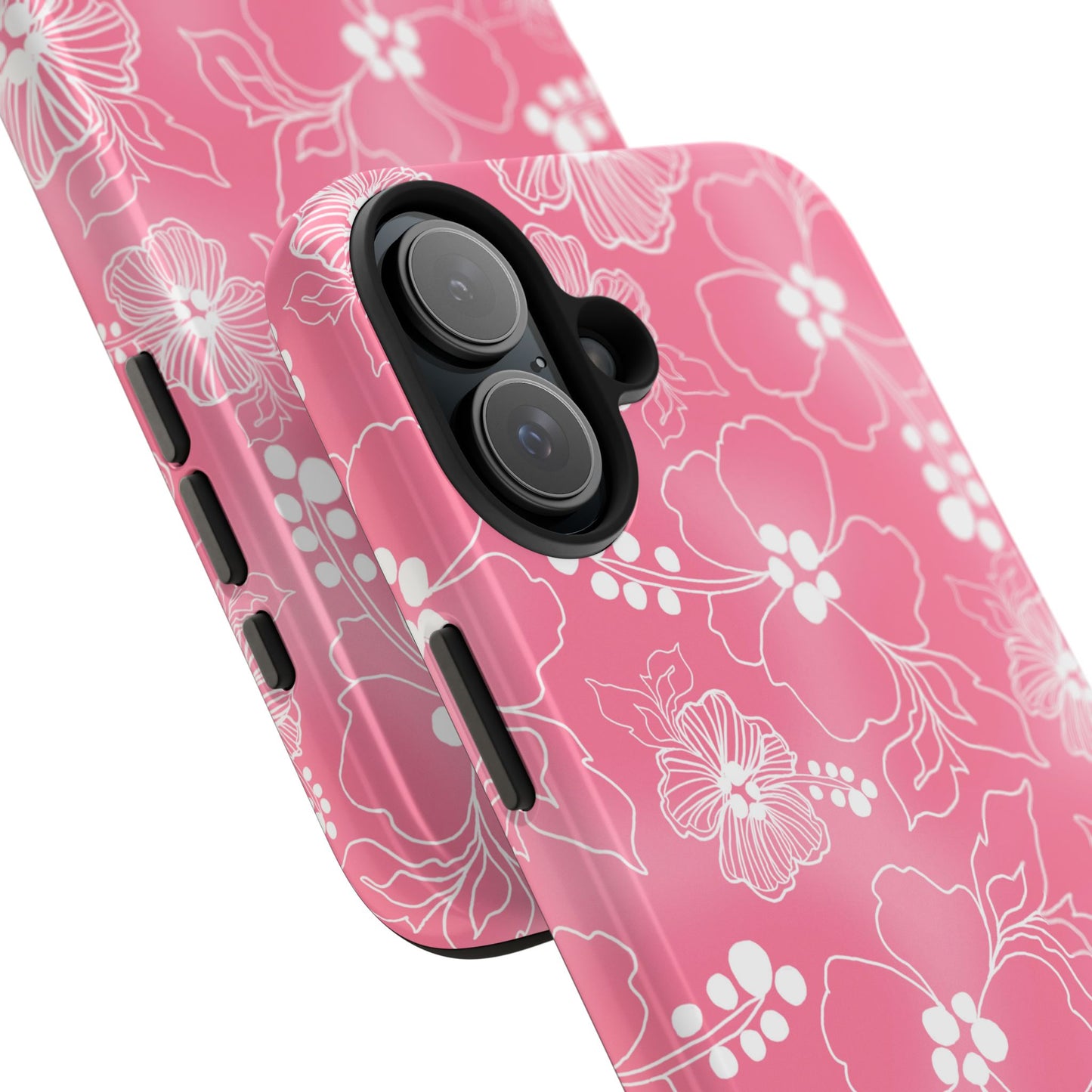 Lacey Hibiscus Pink Phone Case