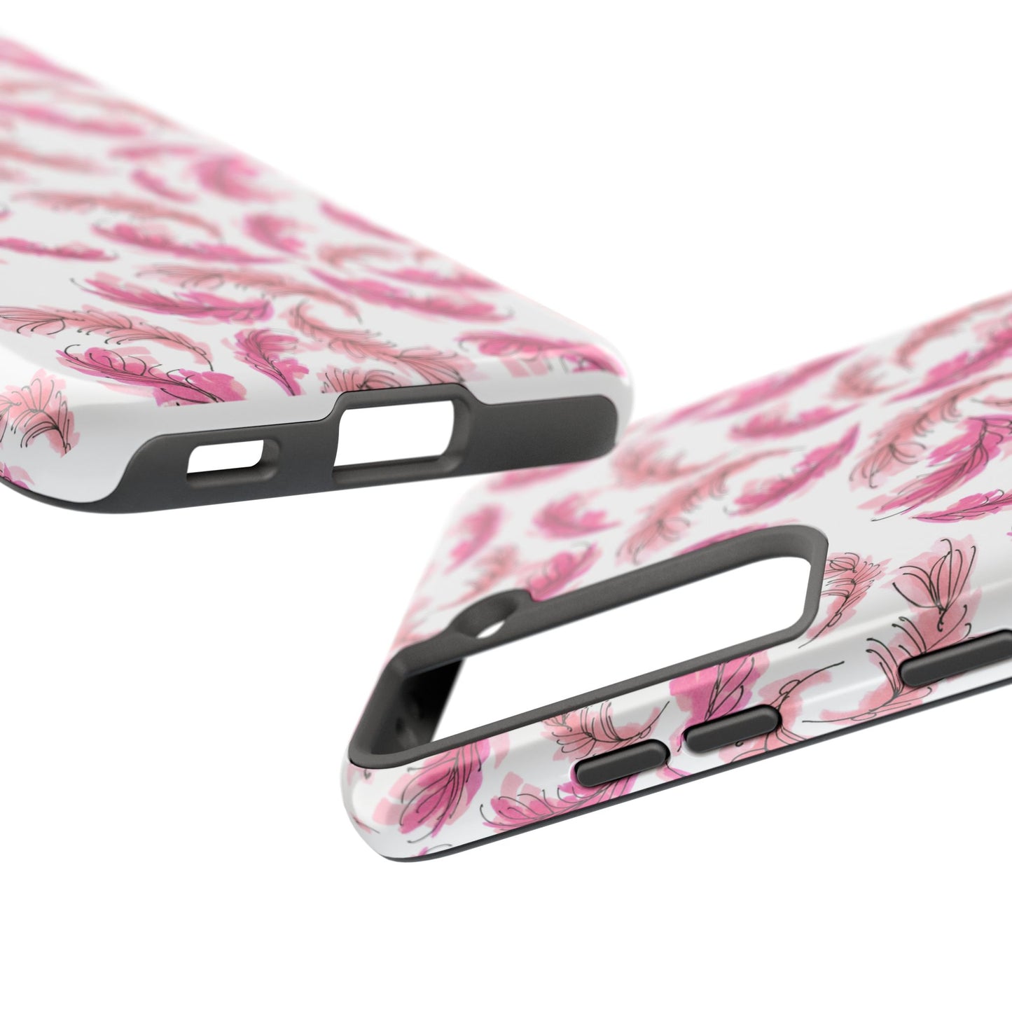 Flam Feathers White Phone Case