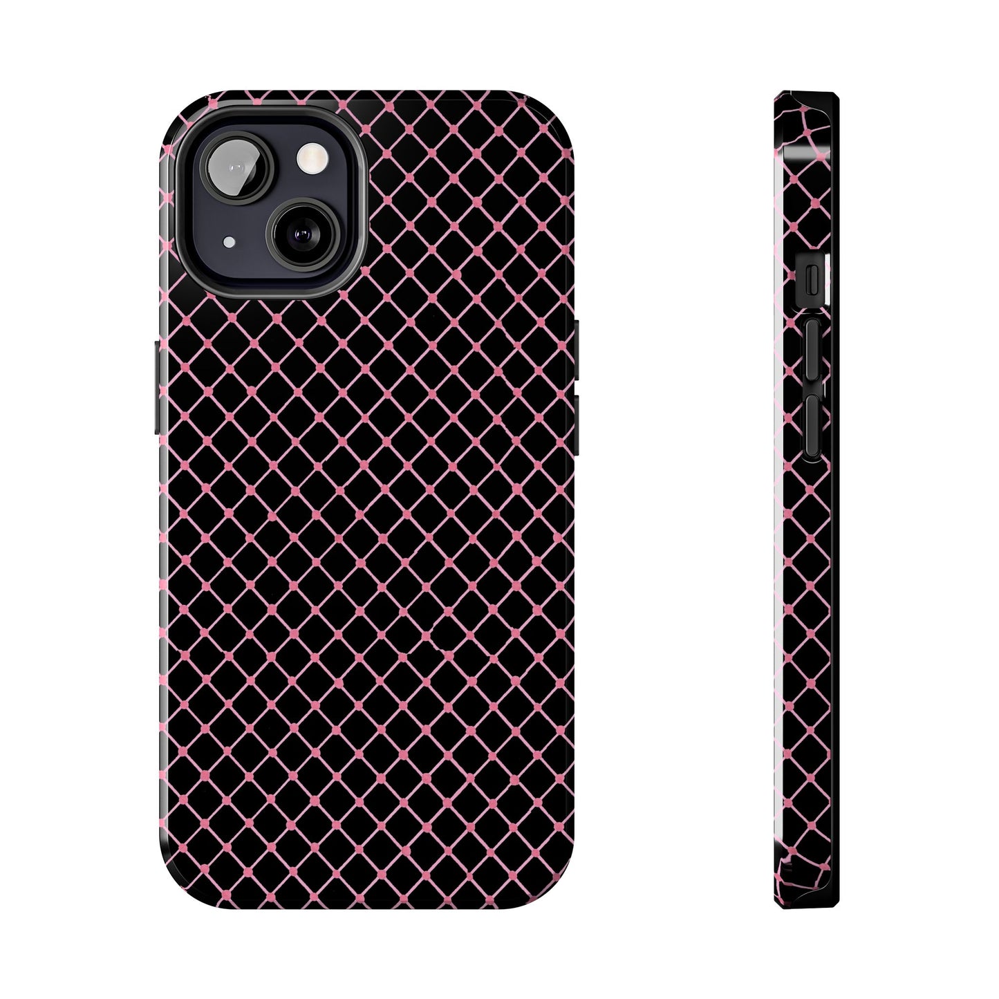 Cyclone Fence Black / Pink Phone Case