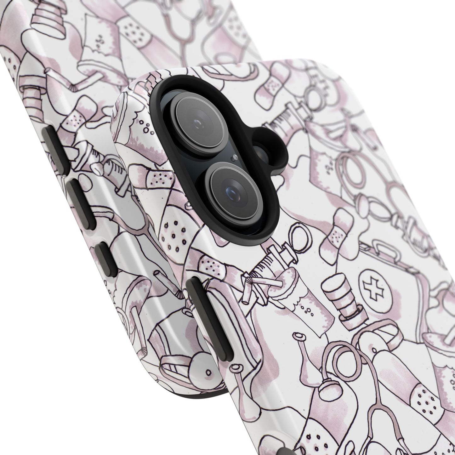 Med Stuff White Phone Case