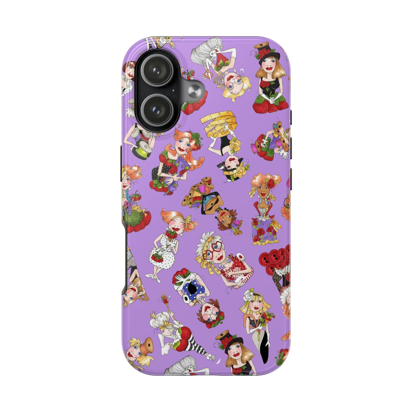 Curious Toss Purple Phone Case