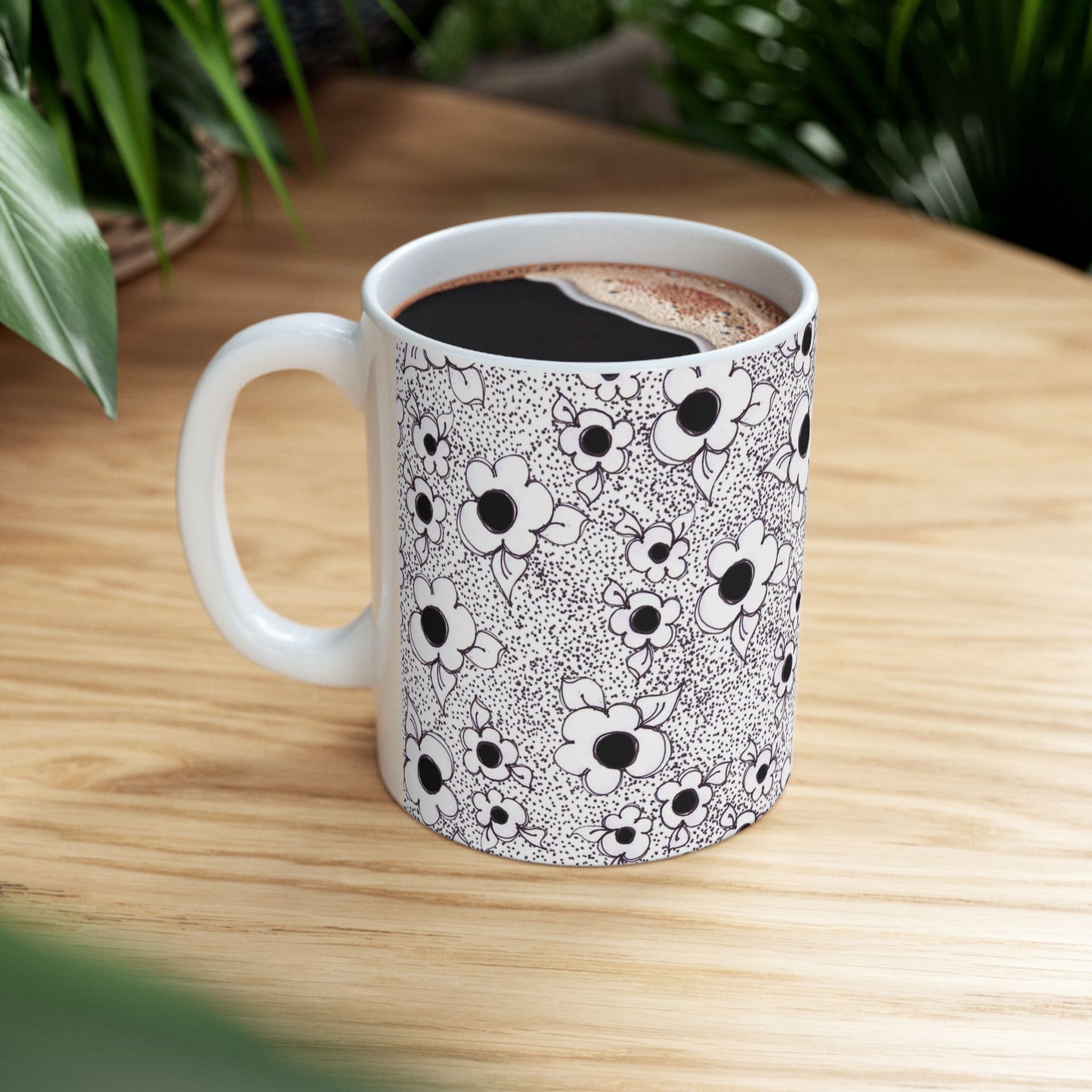 Daisies & Stipple Cup