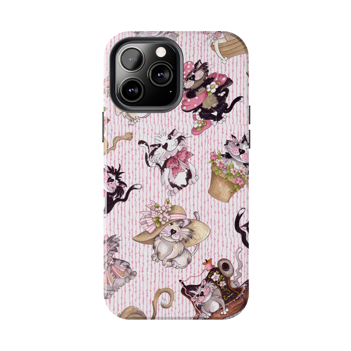 Fancy Cats Pink Phone Case