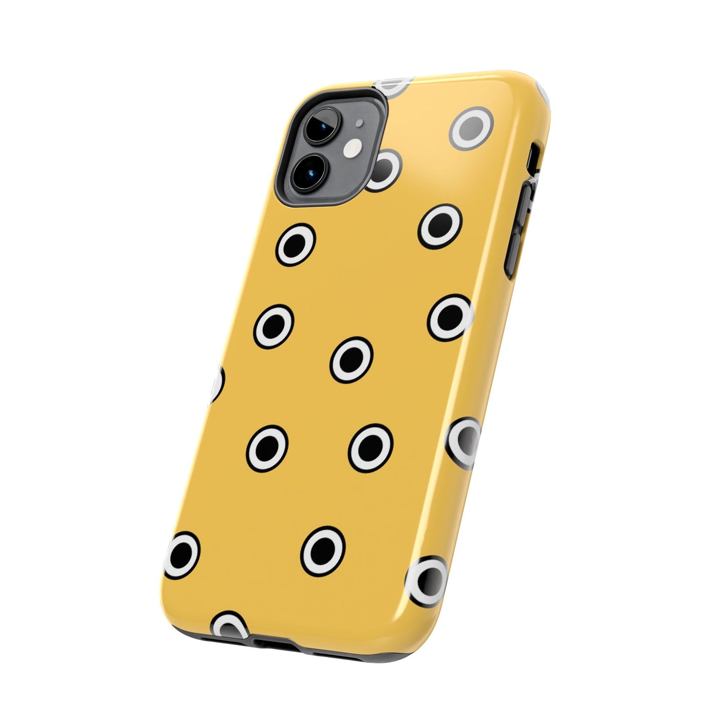 CD Dots Yellow / Black Phone Case