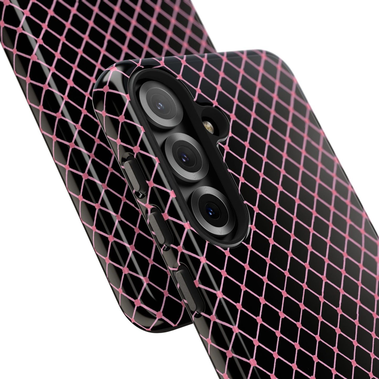 Cyclone Fence Black / Pink Phone Case