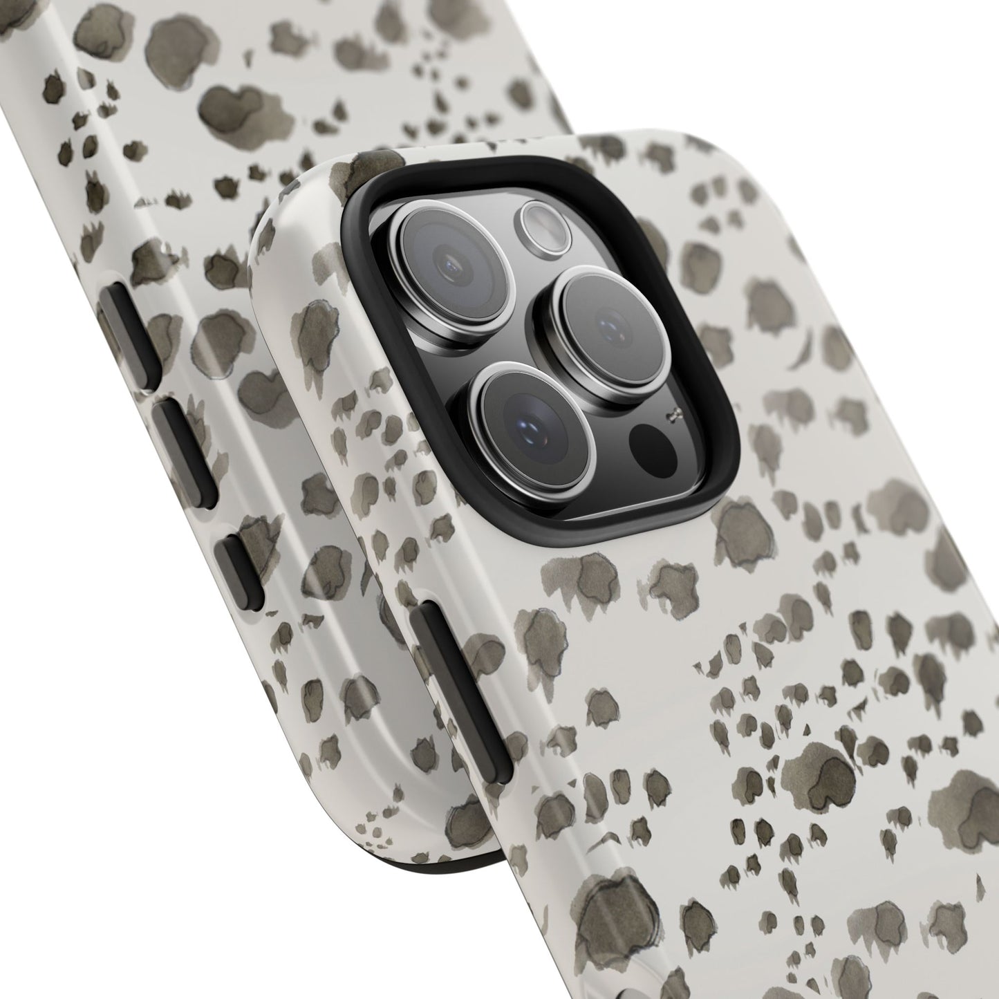 Kitty Dots Gray Phone Case