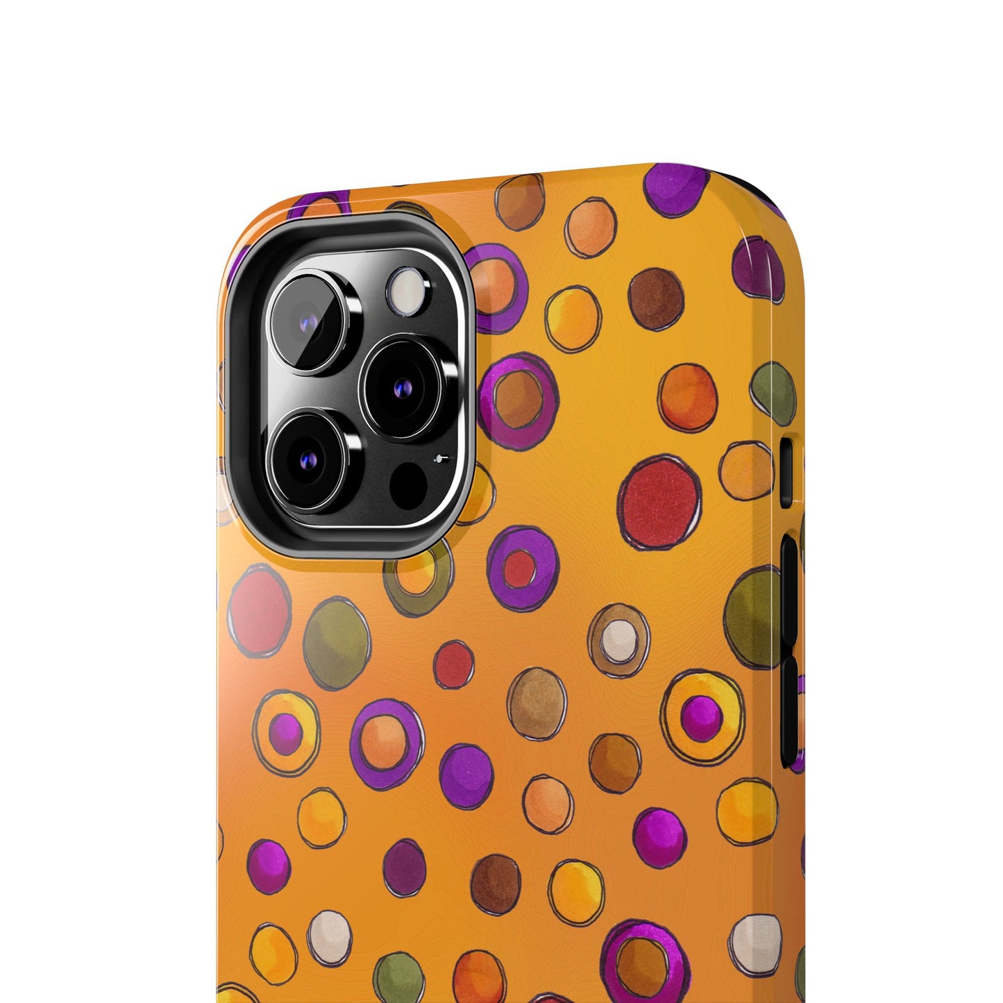 Double Dot Yellow Phone Case
