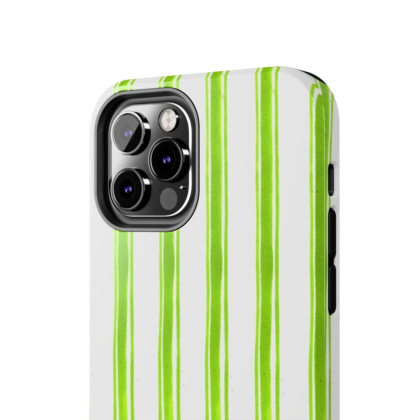 Awning Stripe Lime Phone Case