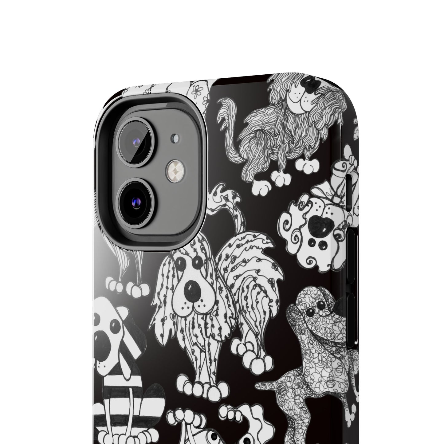 Dear Doggies Black Phone Case