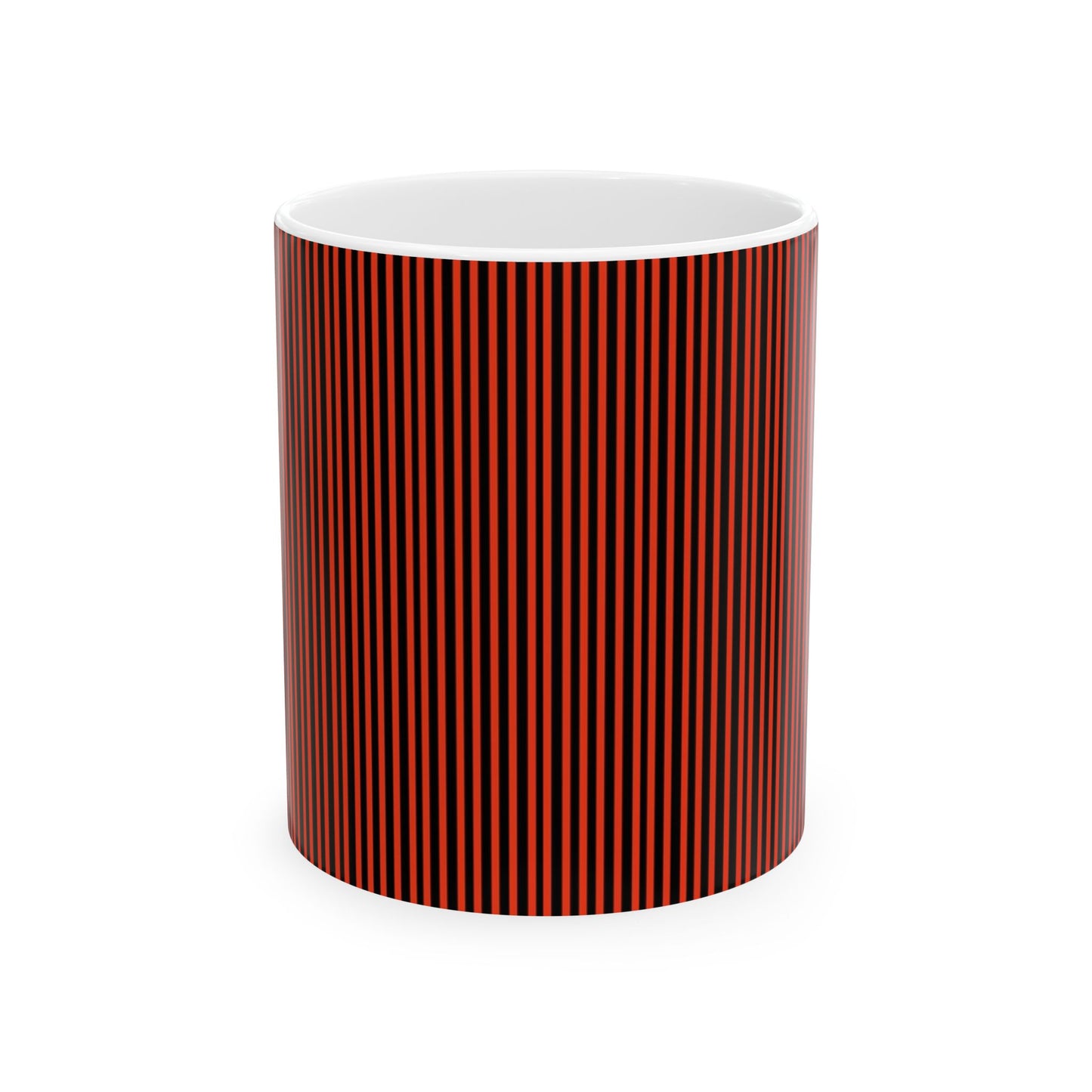 Pin Stripe Red / Black Cup