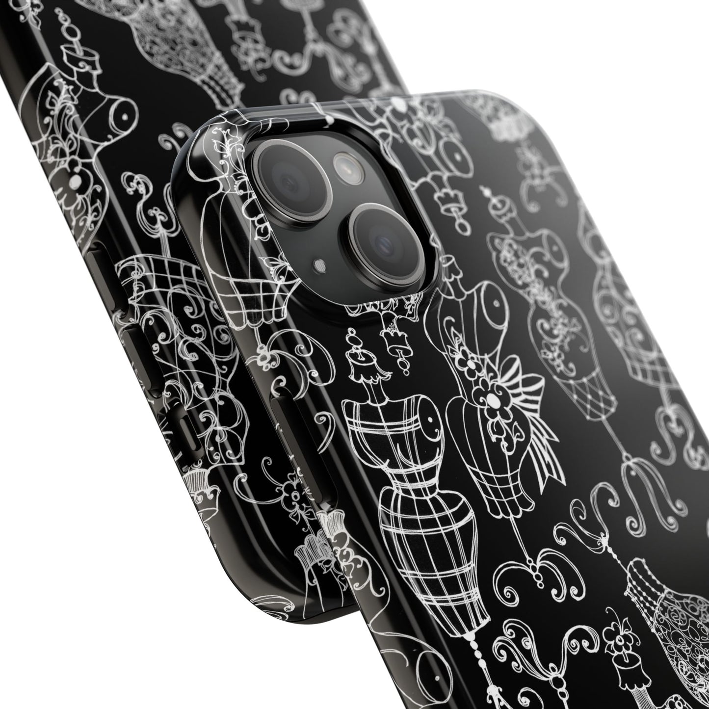 Mannequinique Black / White Phone Case