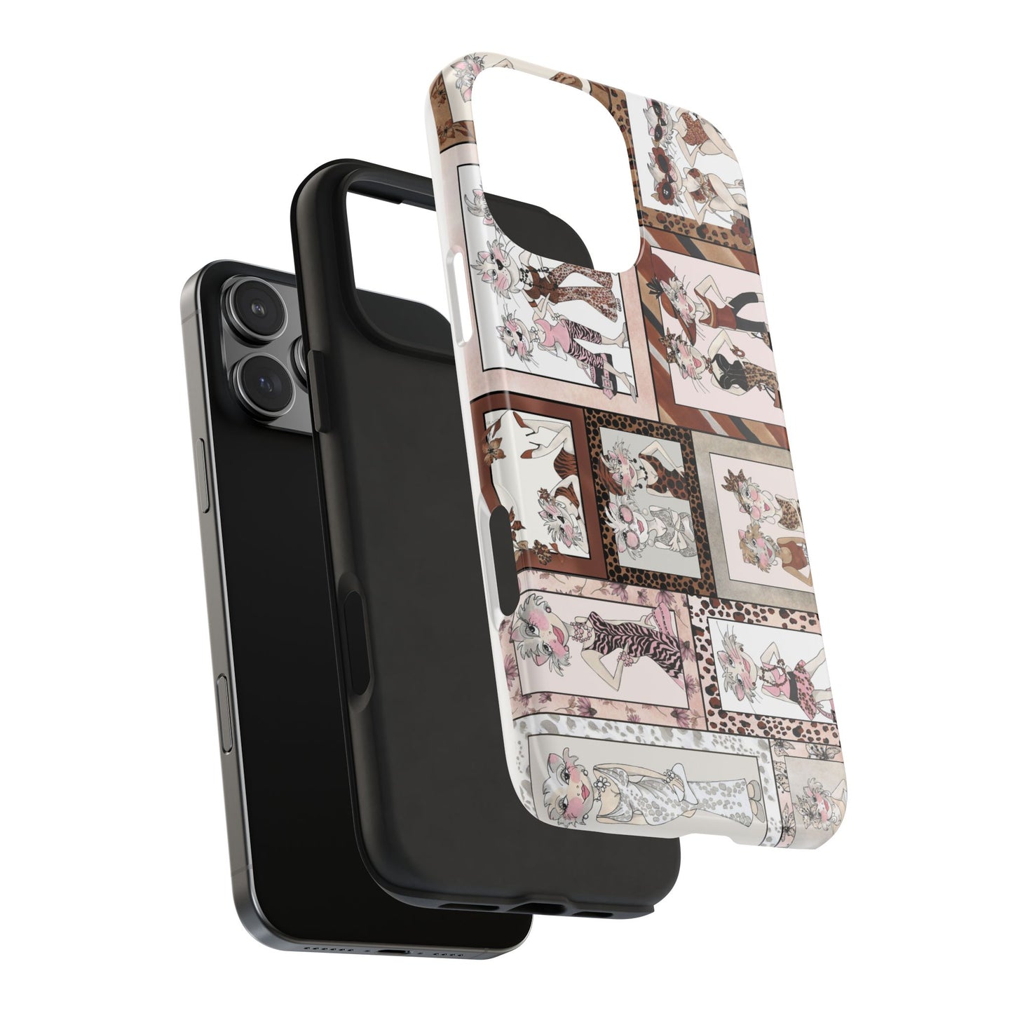 Wild Cat Woman Phone Case