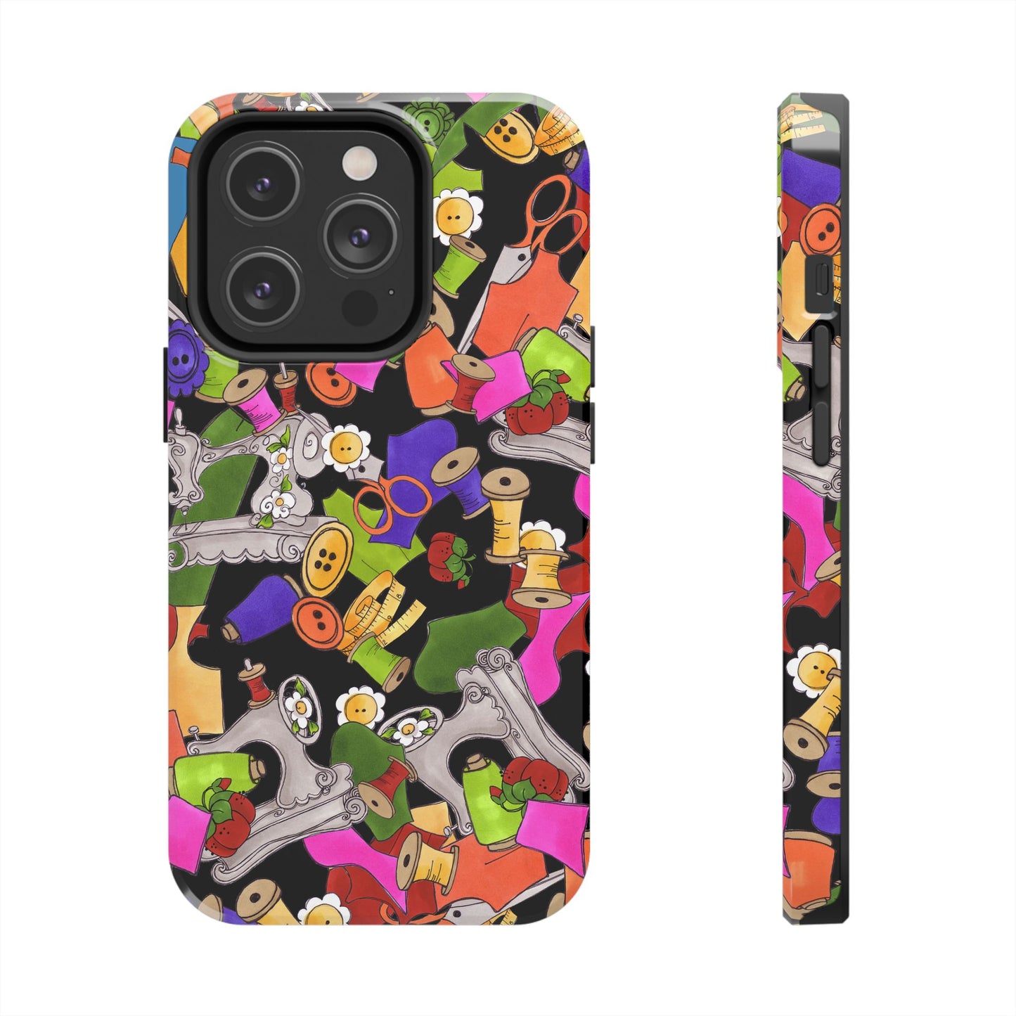 Kaleidasew Black Phone Case