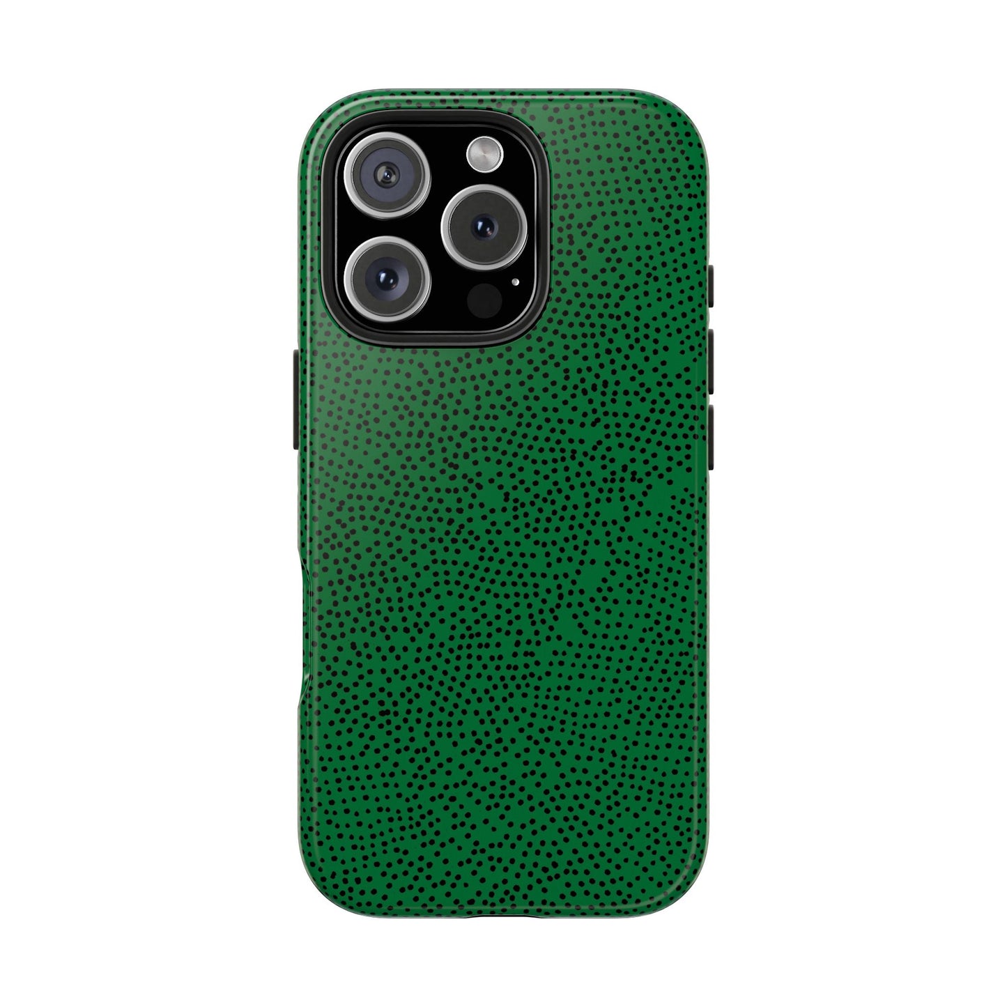 Mini Dot Green / Black Phone Case