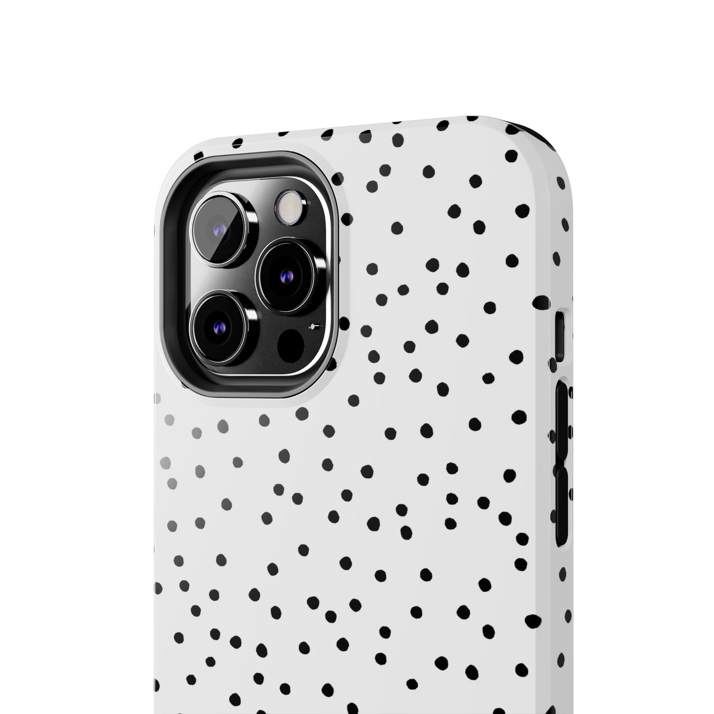 Dinky Dots White / Black Phone Case