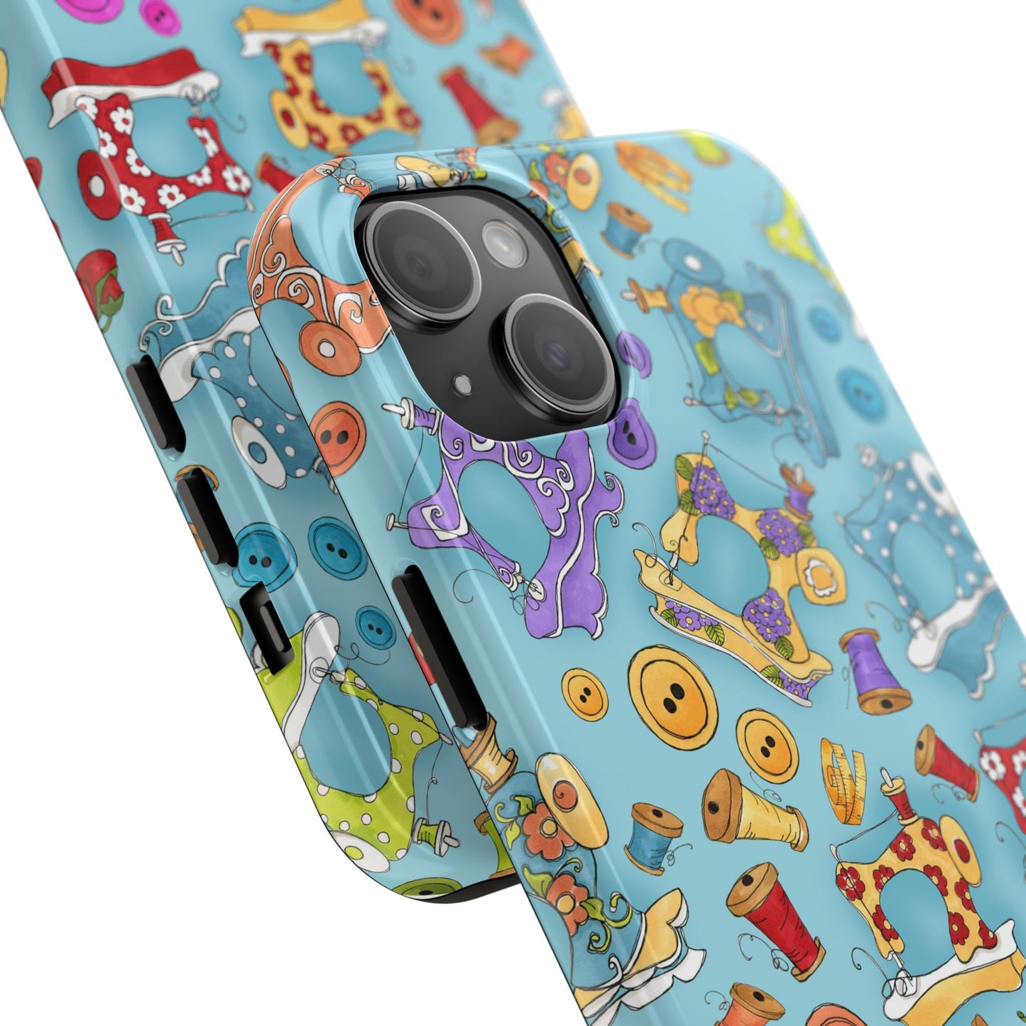 Sew Assorted Turquoise Phone Case