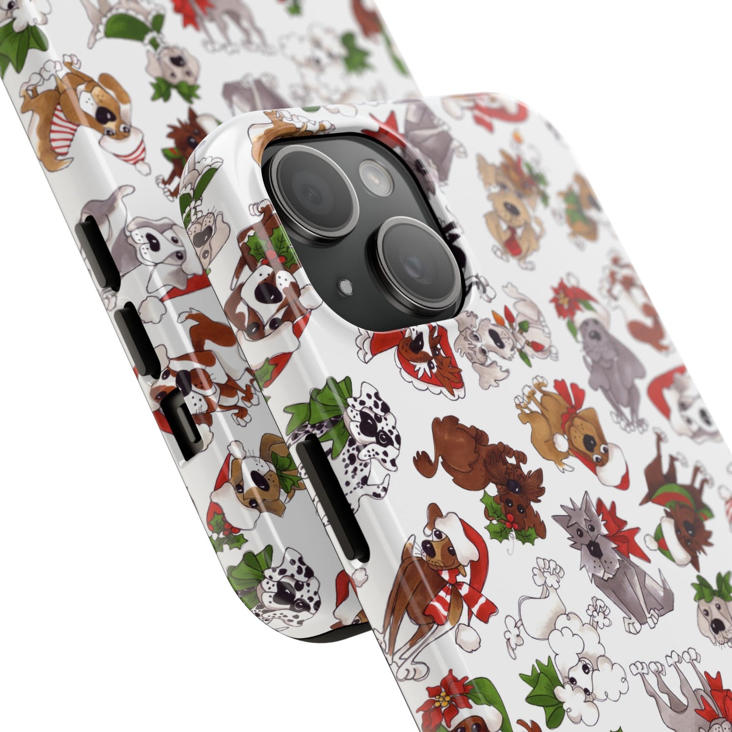 Doggie Toss White Phone Case