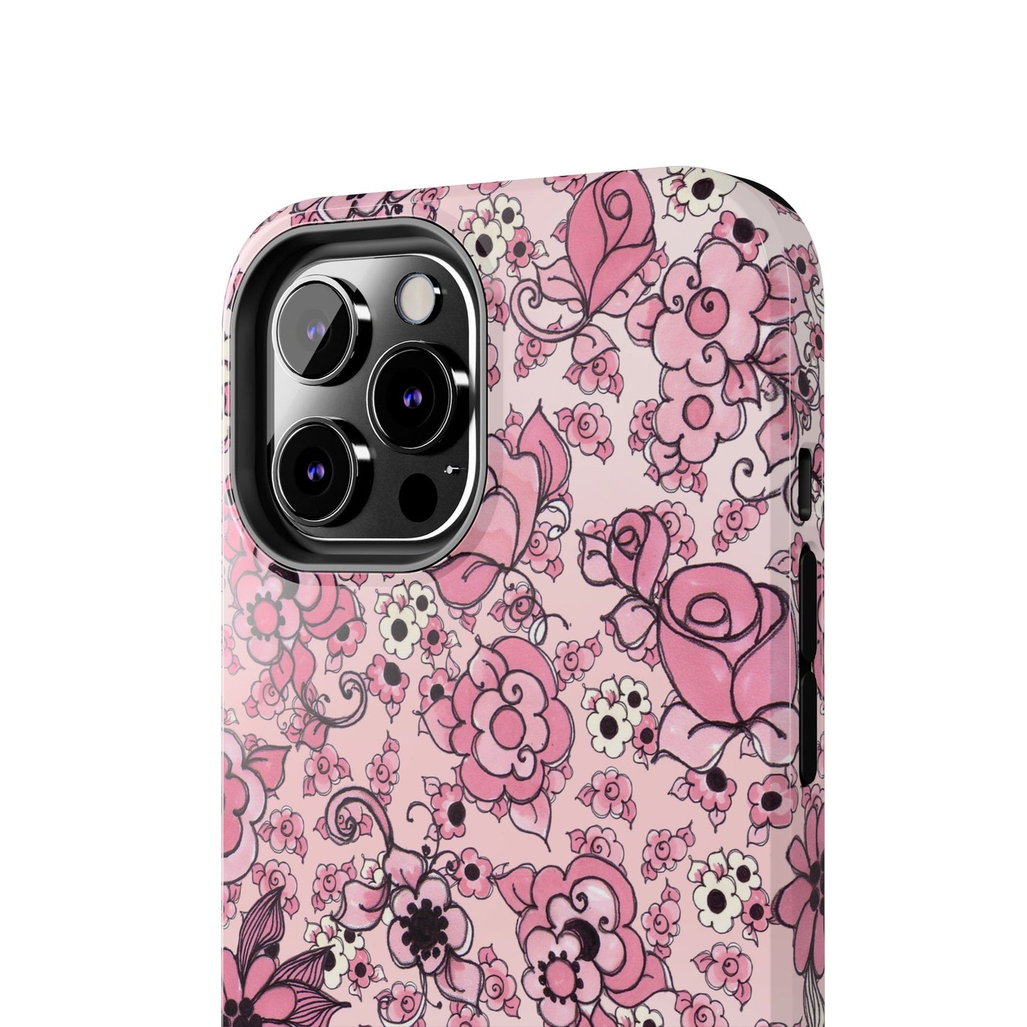 Profuse Posies Pink Phone Case
