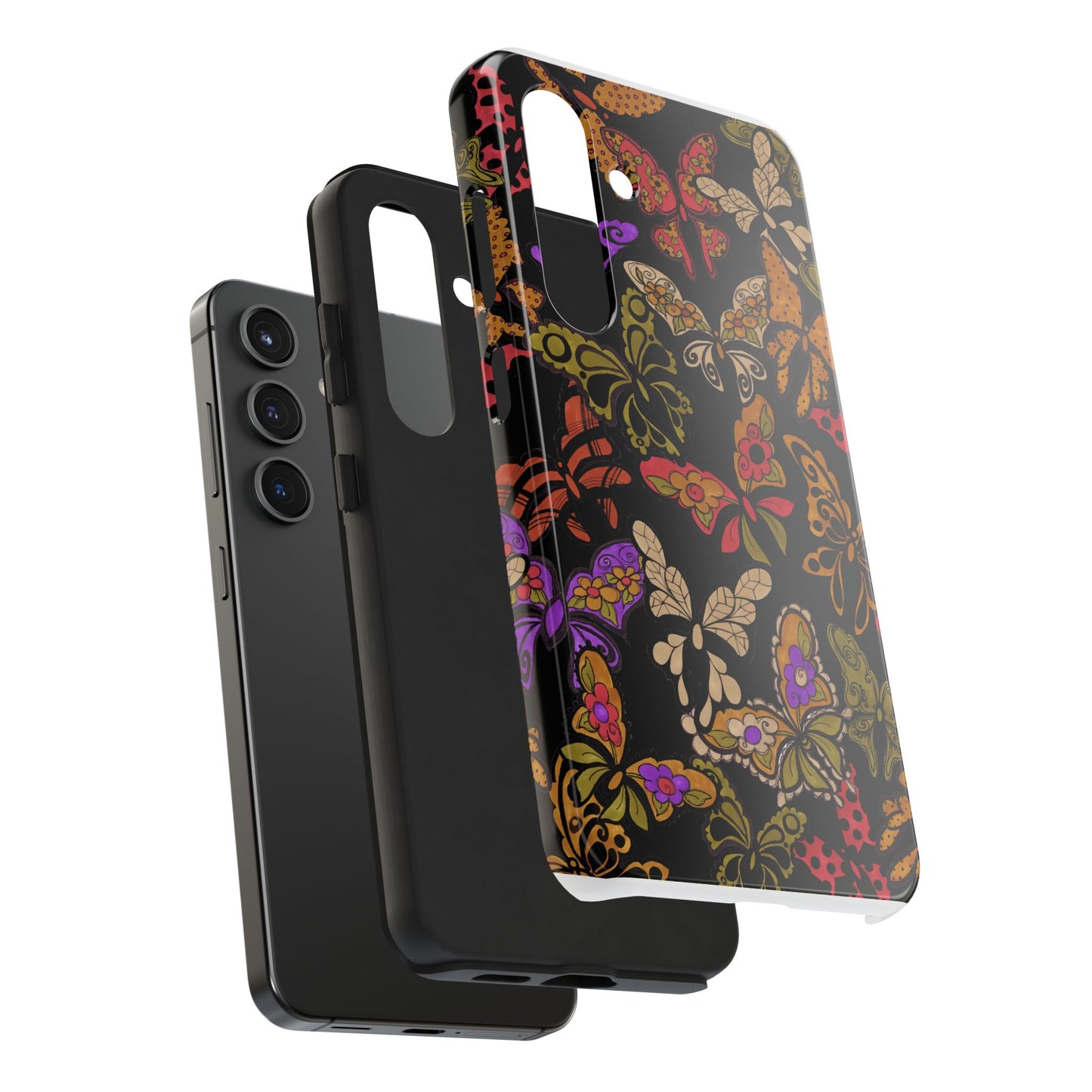 Flighty Black Phone Case