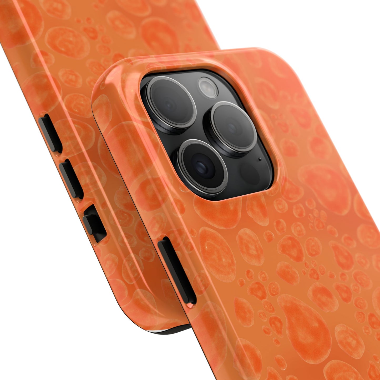 Paw Dots Orange Phone Case