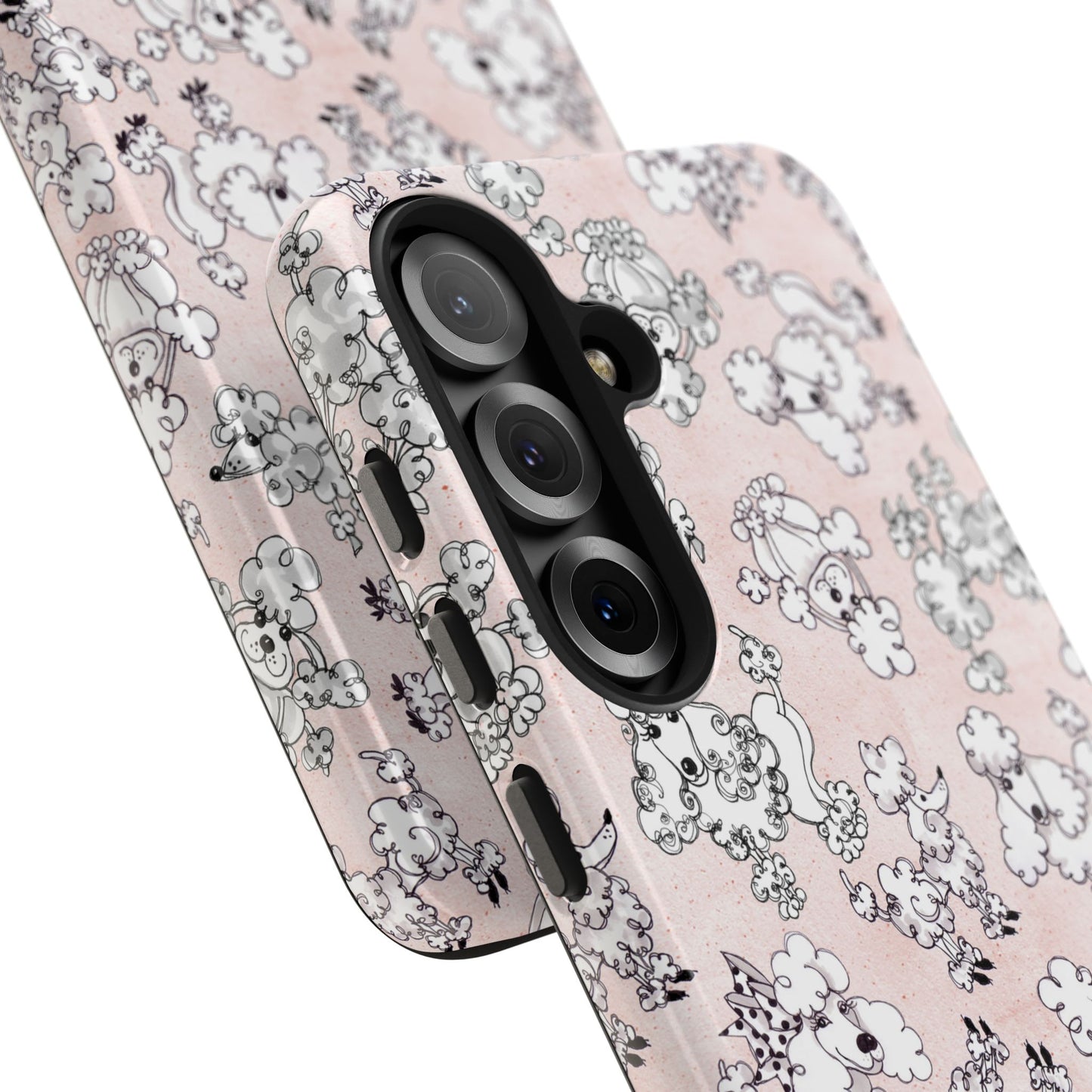 Paris Poodles Pink Phone Case