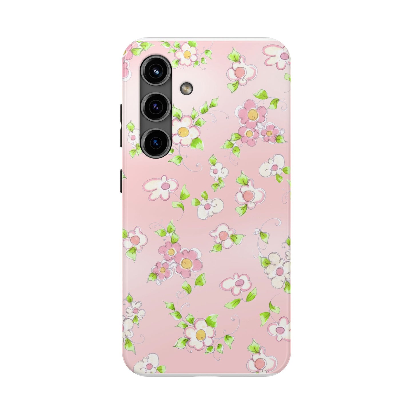 Precious Posies Pink Phone Case