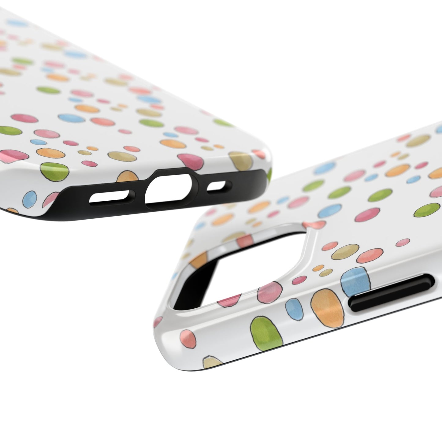 Clown Dots White Phone Case