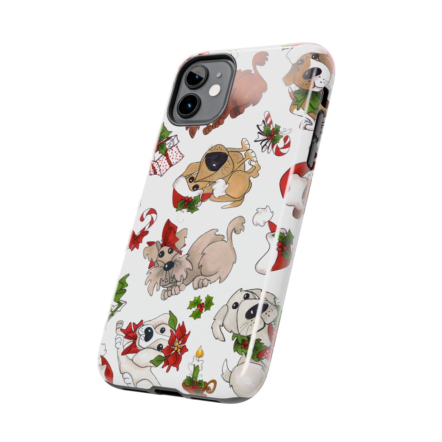 Doggie Toss White Phone Case