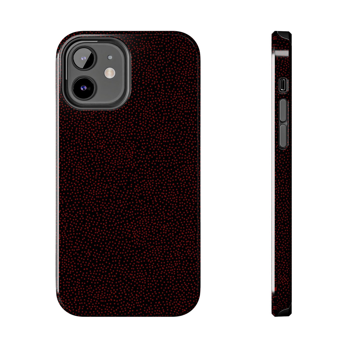Mini Dot Black / Red Phone Case