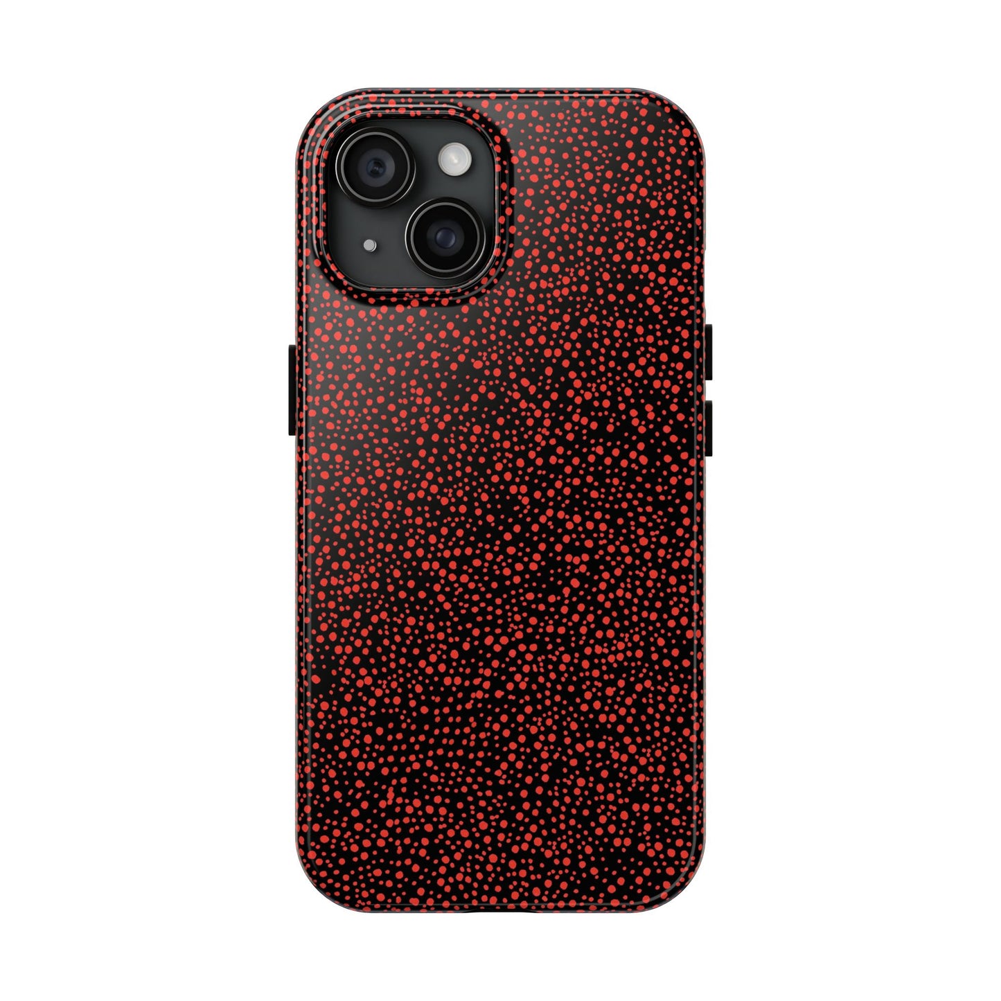 Confetti Red / Black Phone Case