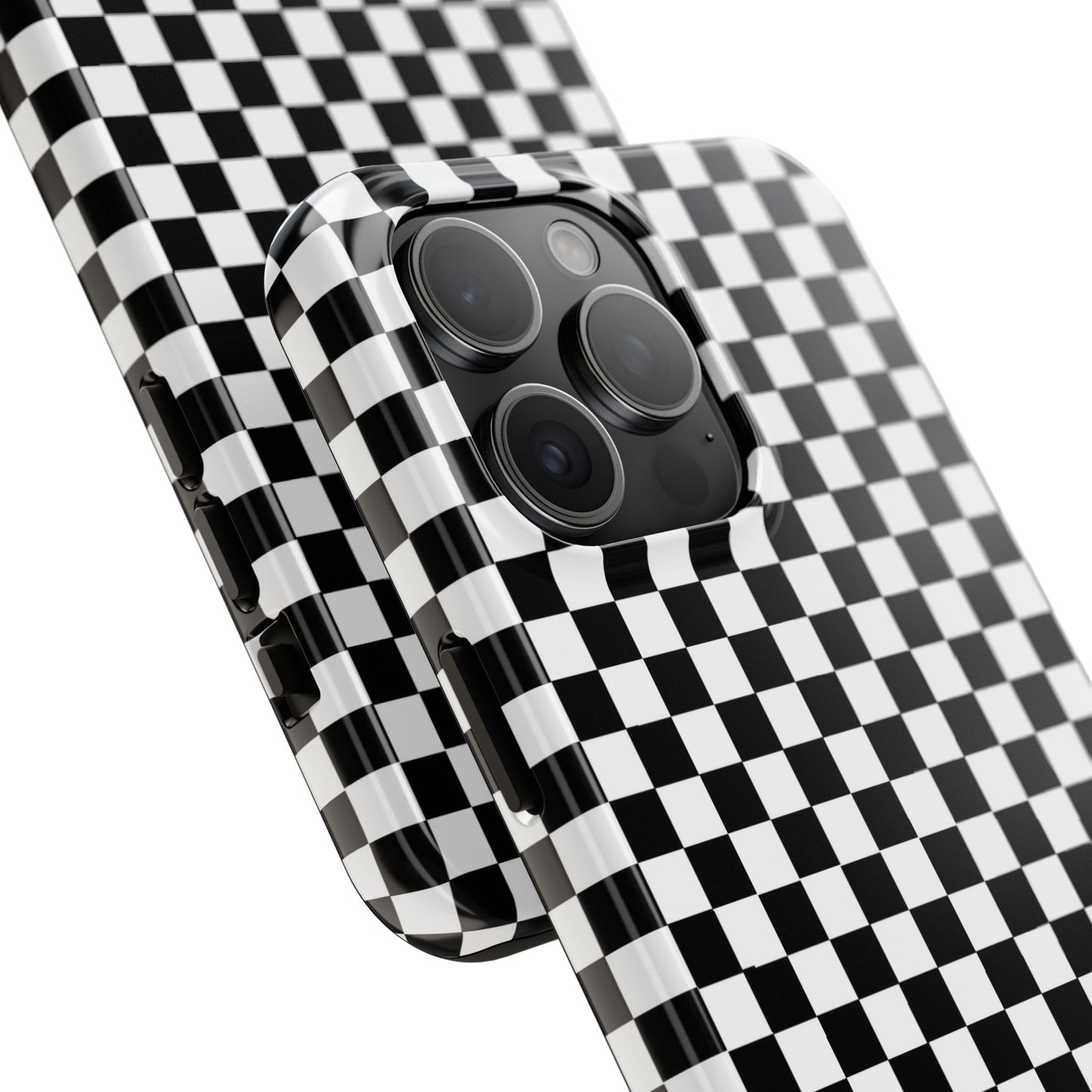 Checkerboard Black / White Phone Case