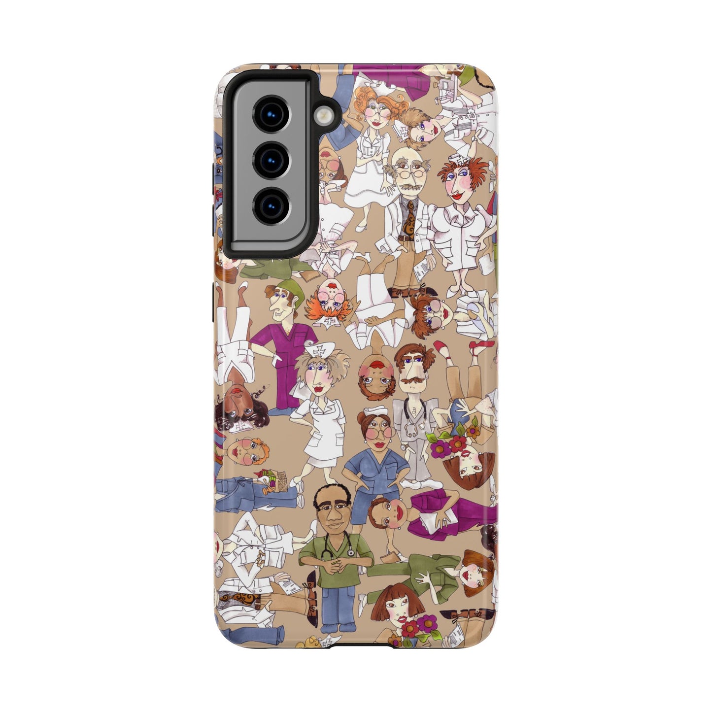 Diverse Nurse Khaki Phone Case