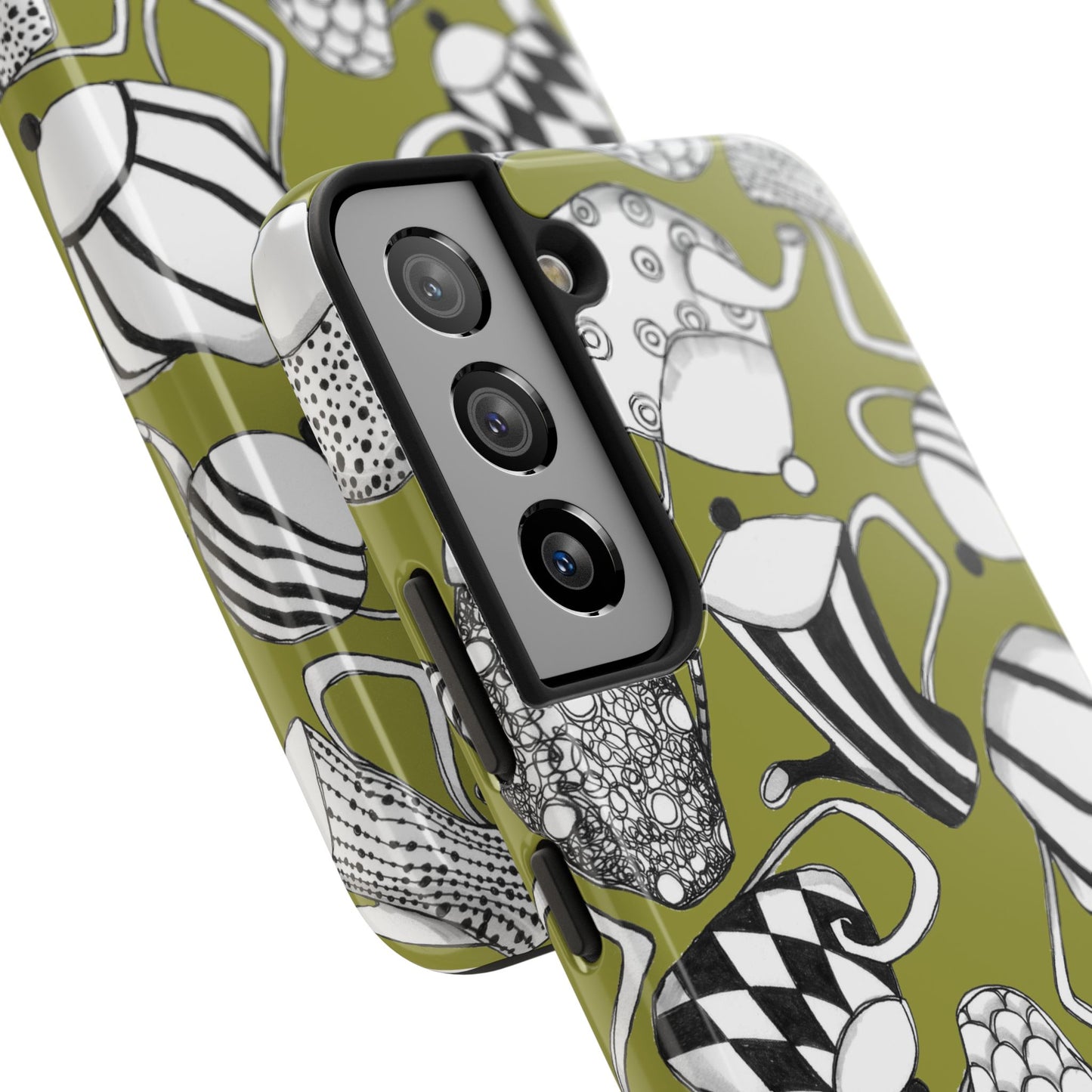 Coffee, Tea Anyone? Green Phone Case