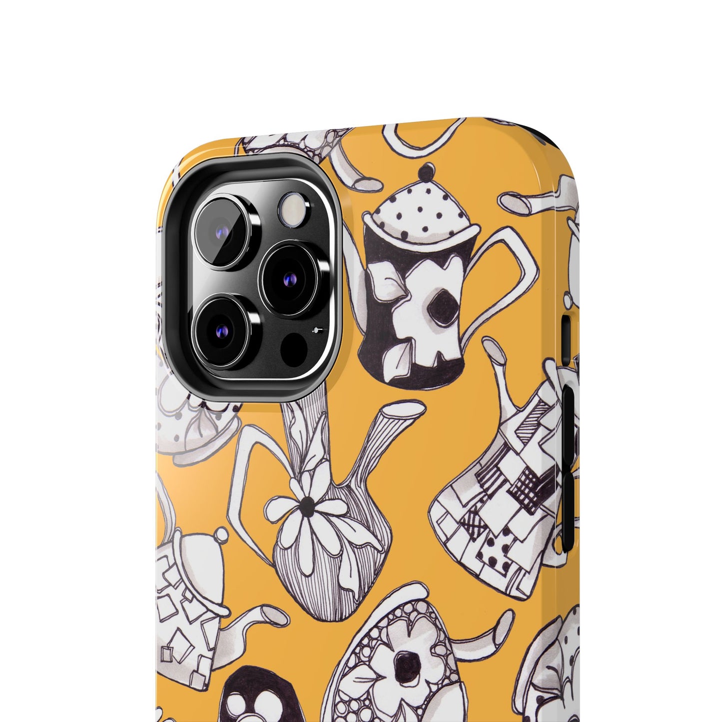 Fancy Pots Yellow Phone Case