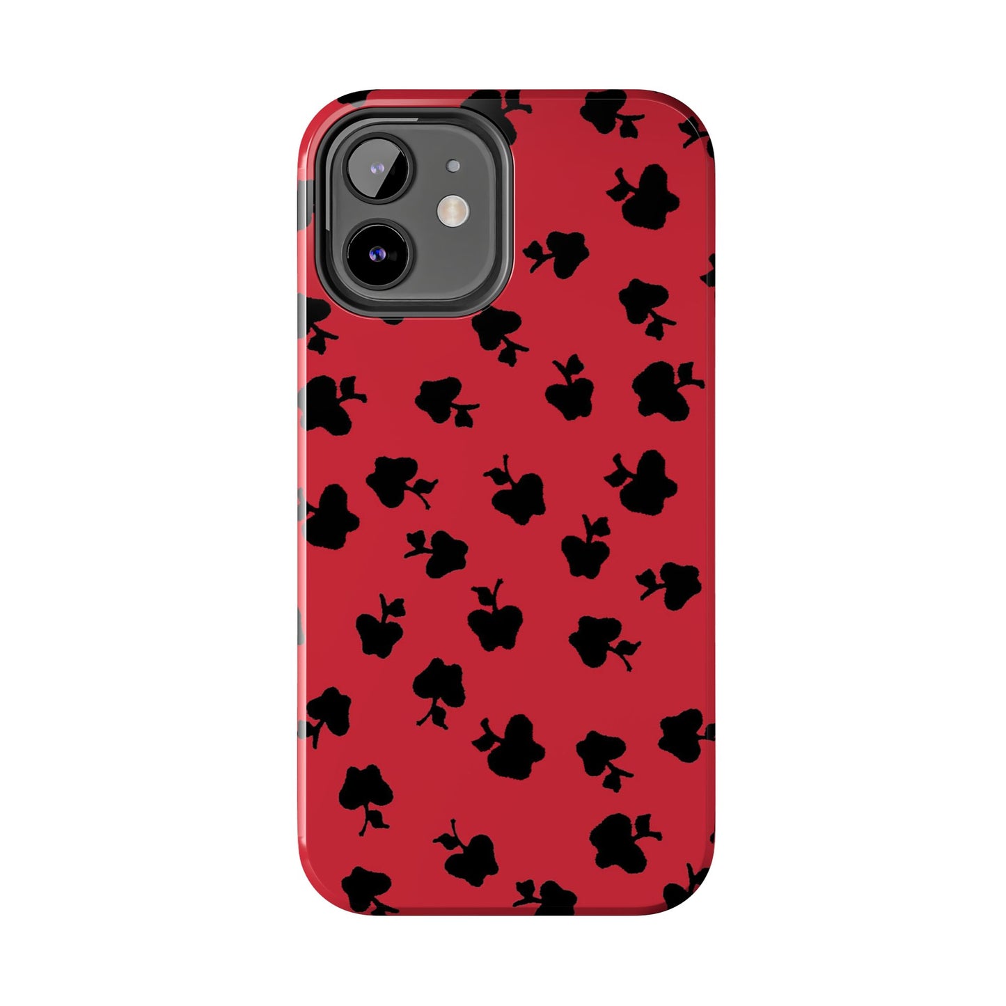 Happy Apples Red / Black Phone Case