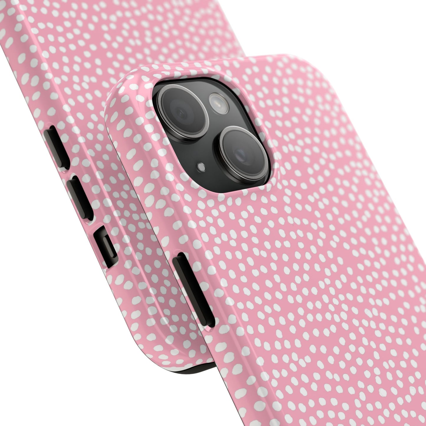Bitty Dots Pink / White Phone Case