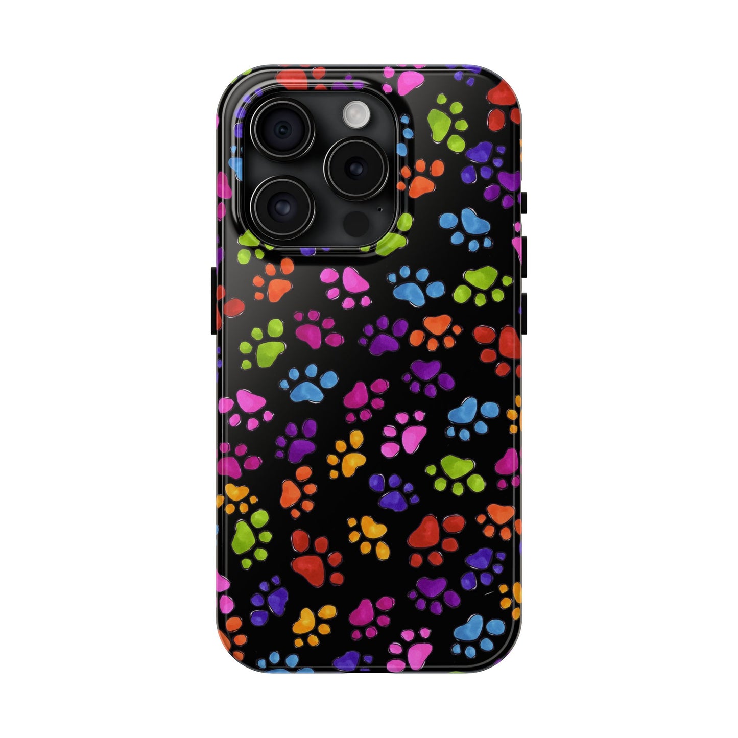 Fancy Paws Black Phone Case