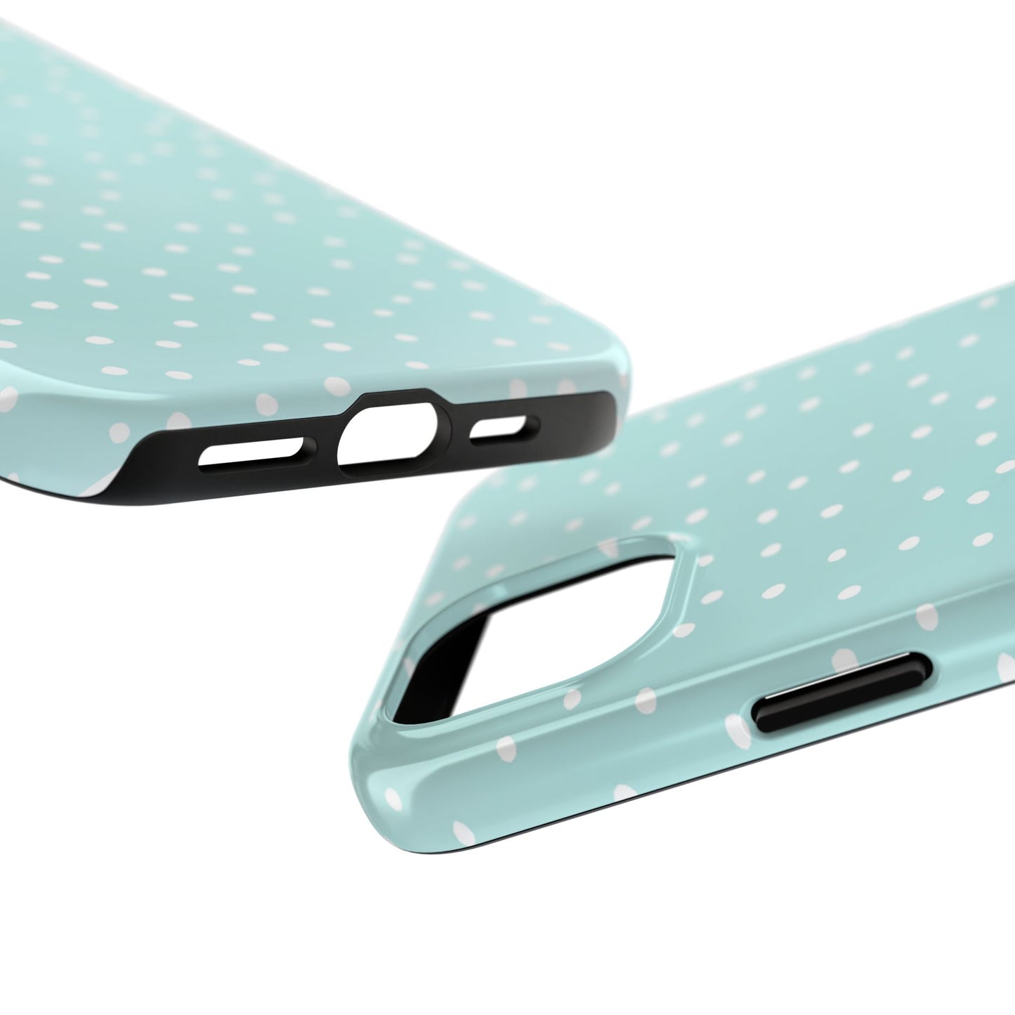 Petite Dots Seafoam / White Phone Case