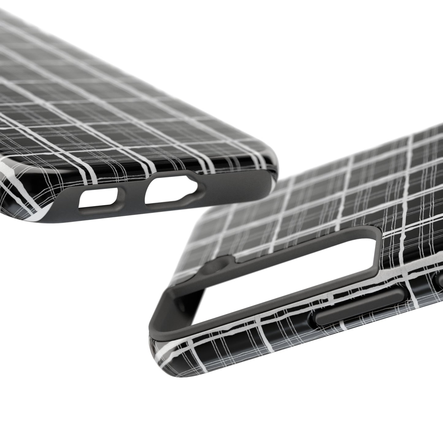 Sophistiplaid Black / White Phone Case