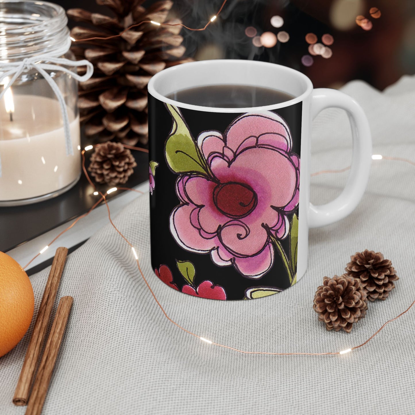Jumbo Floral Cup