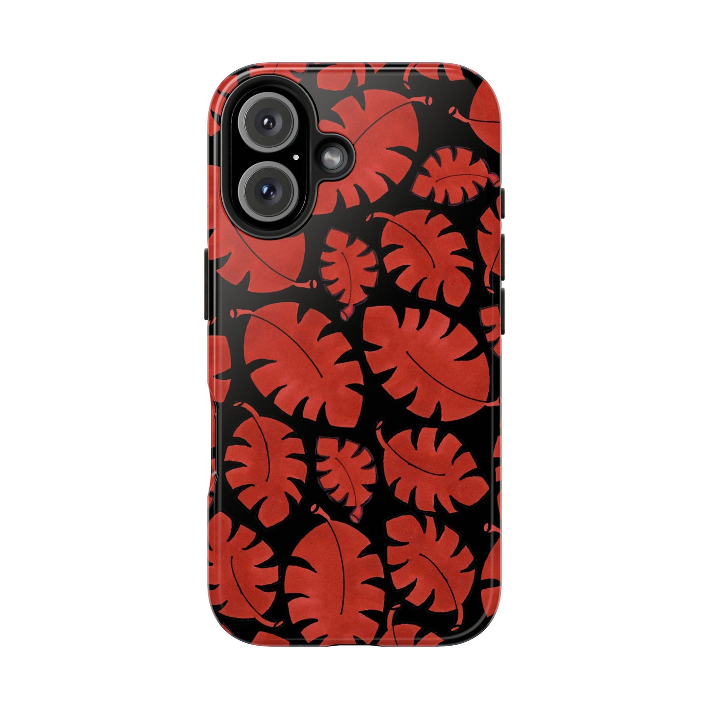 Red Bananas Black Phone Case