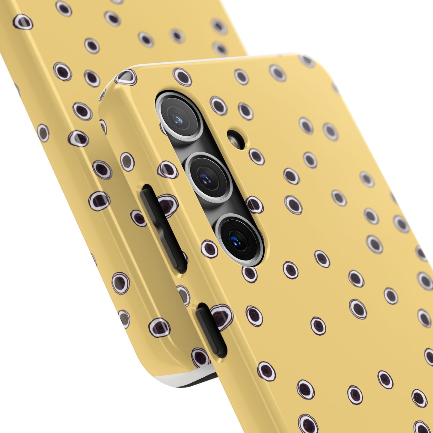 Halo Dots Yellow Phone Case